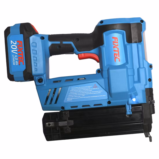 Fixtec 100nails/Staples Per Minute 18 Gauge 2 Inch 20V Cordless Air Nailer Stapler Brad Nailer