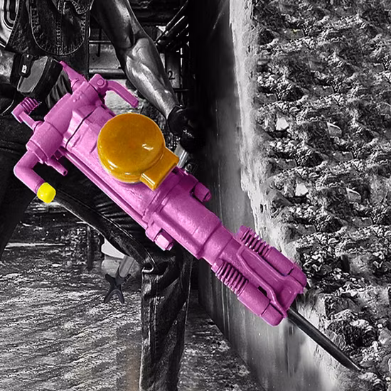 Drilling Equipment Yt27 Small Mining Quarry Construction Portable Hand Held Portable Pneumatic Jack Hammer Air Leg Rock Drill Machine