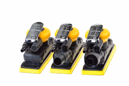 Orbital Rectangle Air Sander Tool OEM Dual Action Power Tool 5mm for Wood Stone Metal